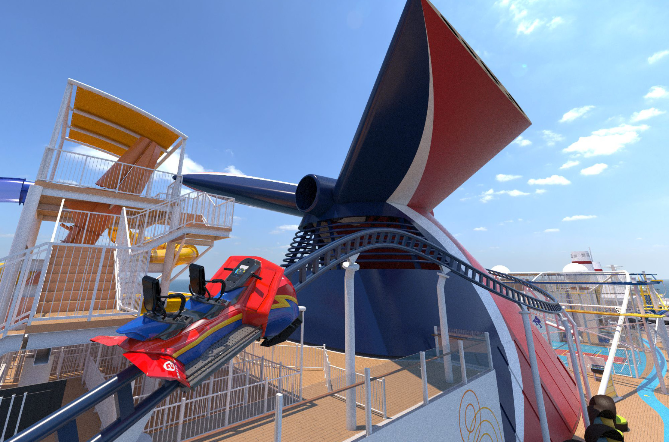 Carnival Cruise Line Unveils Details on First Roller Coaster - https ...