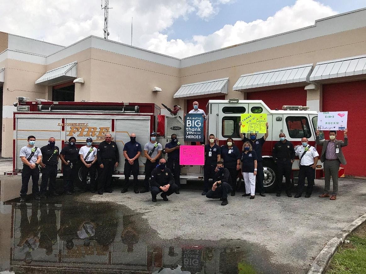 Florida Medical Center Salutes City of Lauderhill Fire Rescue